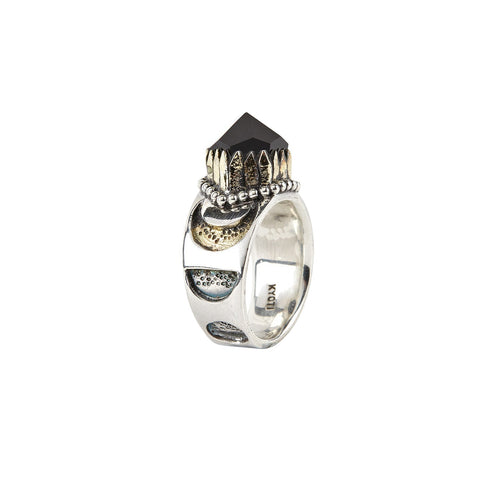 Dark Moon Ring // Black Onyx