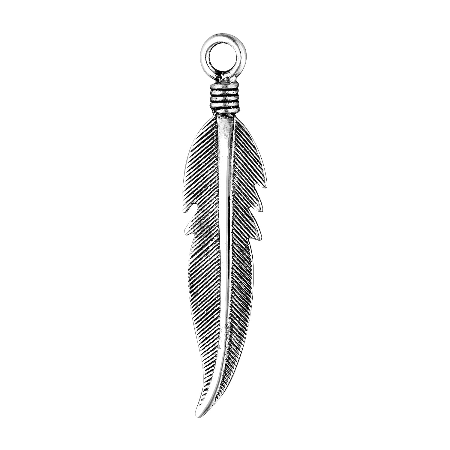 Silver deals feather jewellery